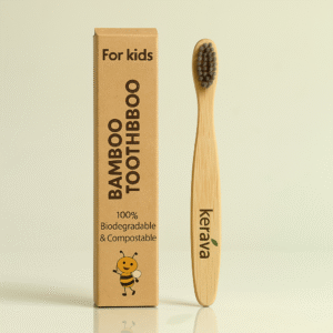 Bamboo Toothbrush - Kids (Charcoal)